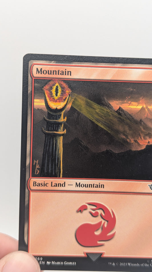 Eye of Sauron Altered Magic the Gathering Mountain