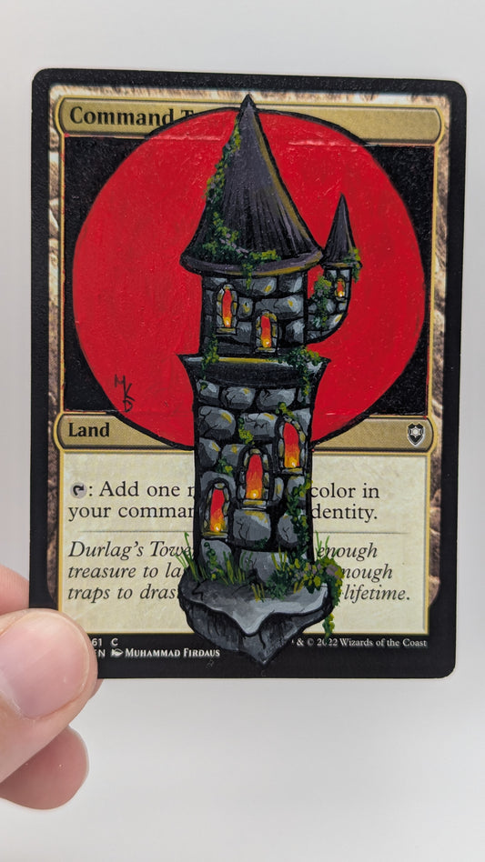 Command Tower Altered Art