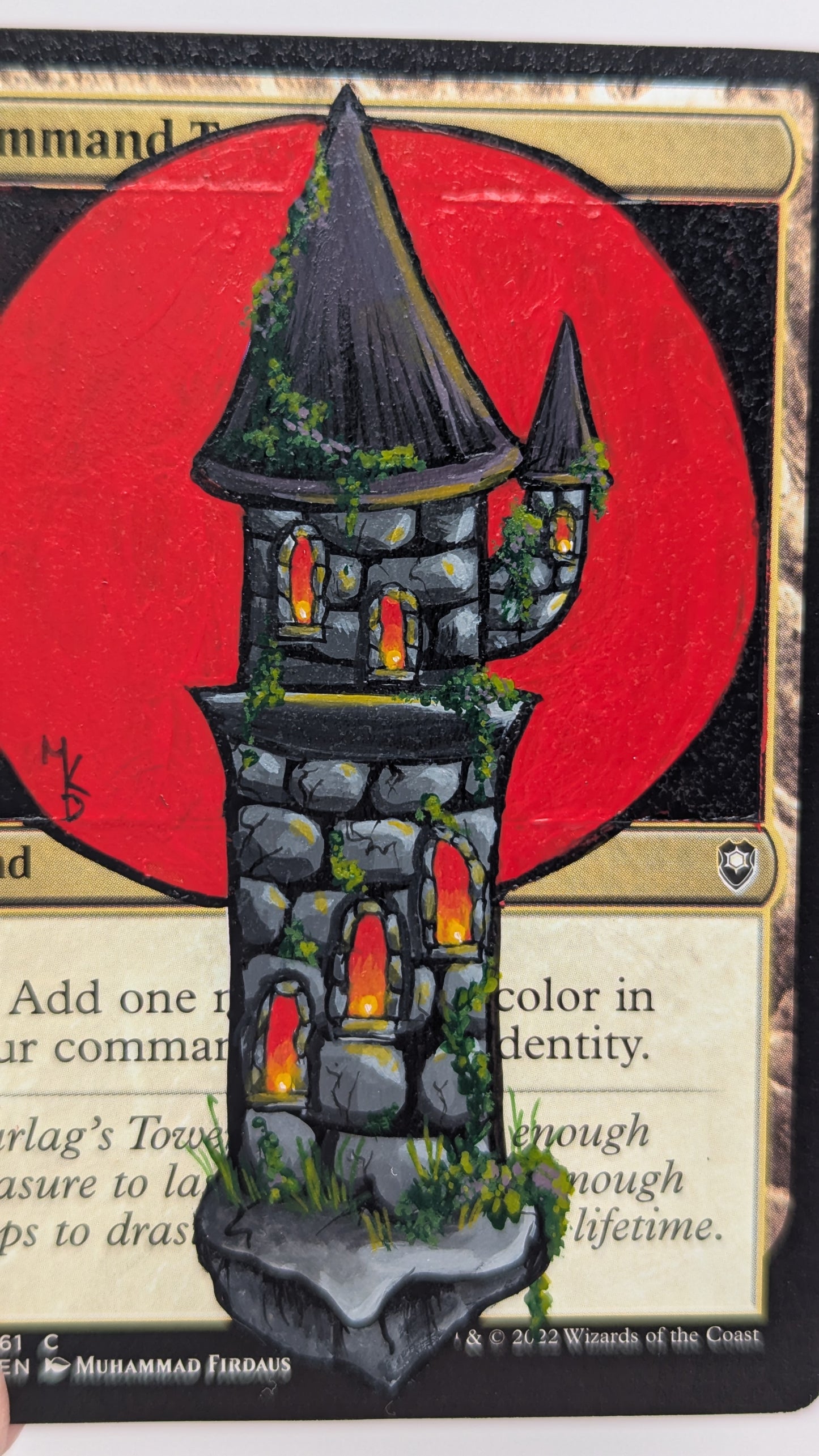 Command Tower Altered Art