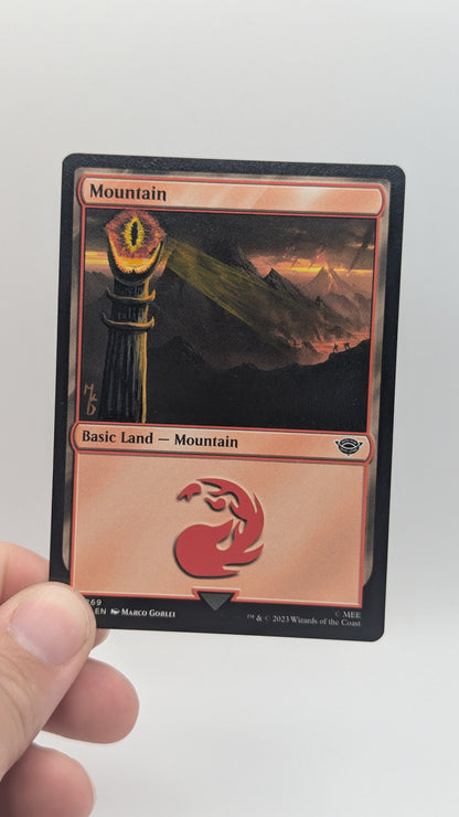 Eye of Sauron Altered Magic the Gathering Mountain