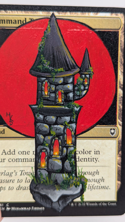 Command Tower Altered Art
