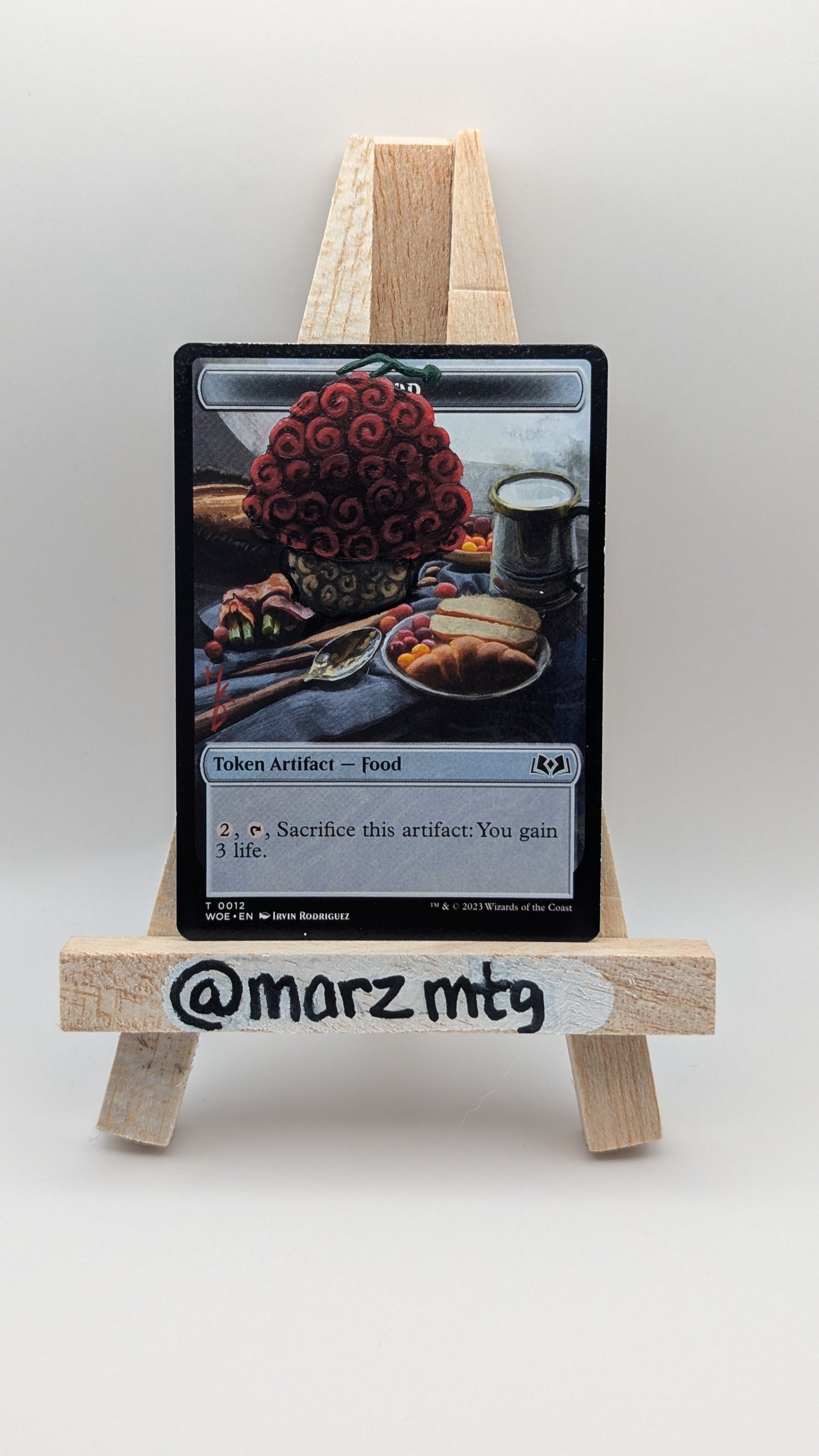 One Piece Hito Hito no Mi Devil Fruit Altered Food Token