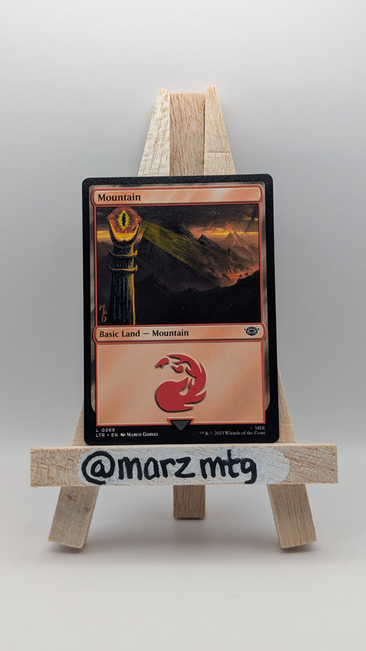 Eye of Sauron Altered Magic the Gathering Mountain