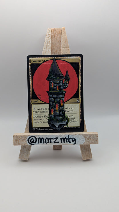 Command Tower Altered Art