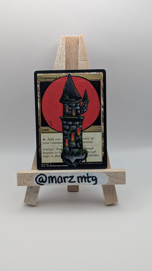 Command Tower Altered Art
